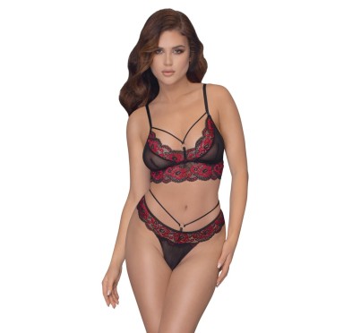 Bra Set black/red M